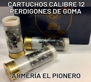 Cartuchos cal 12 antimotin